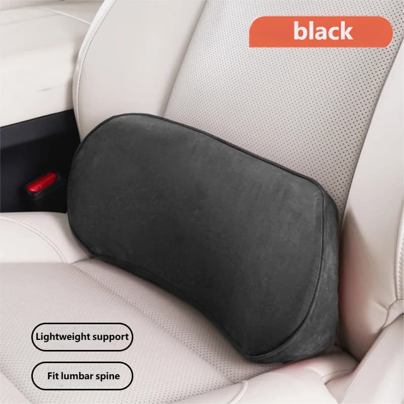 Coussin de soutien lombaire en mousse à mémoire de forme pour voiture, oreiller de taille, dossier d