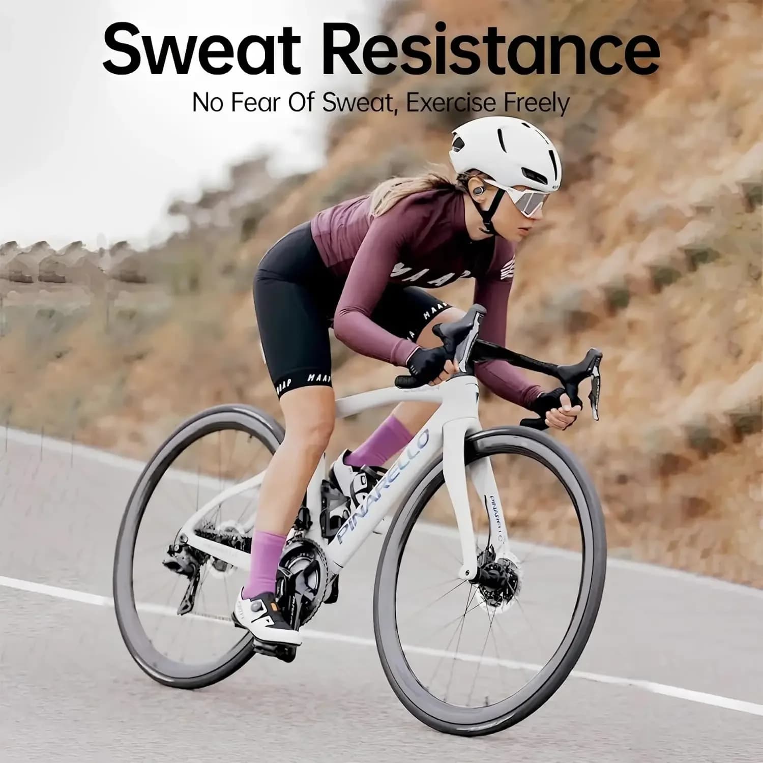 Écouteurs Bluetooth sans fil, avec micro, Conduction d'air, crochet d'oreille, suppression du bruit,