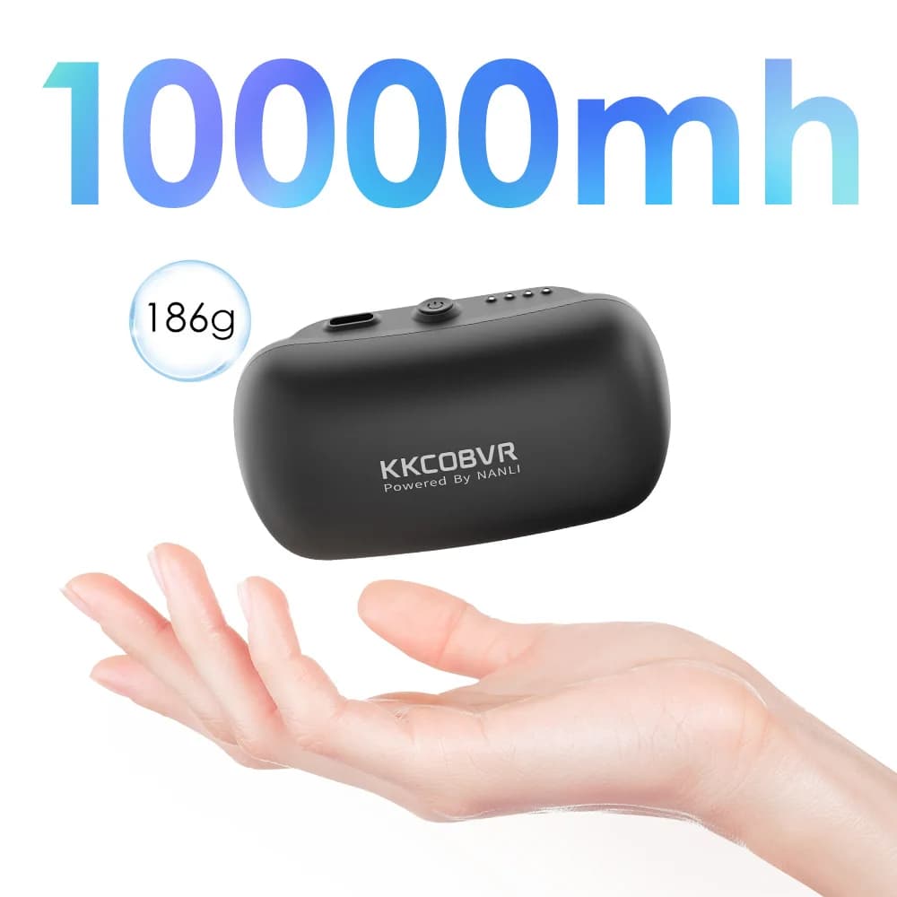 Batterie de sangle de tête noire KKCOBVR P2, adaptée à KKCOBVR Q3PRO, O2, P4, Q2PRO et autres séries