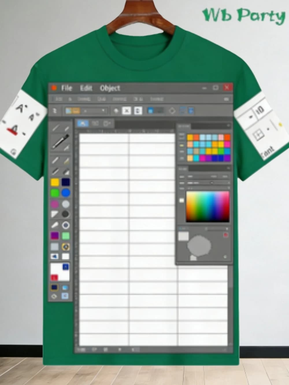 T-Shirt Excel décontracté pour hommes, impression 3D, logiciel de conception, hauts imprimés, Y2k Ho
