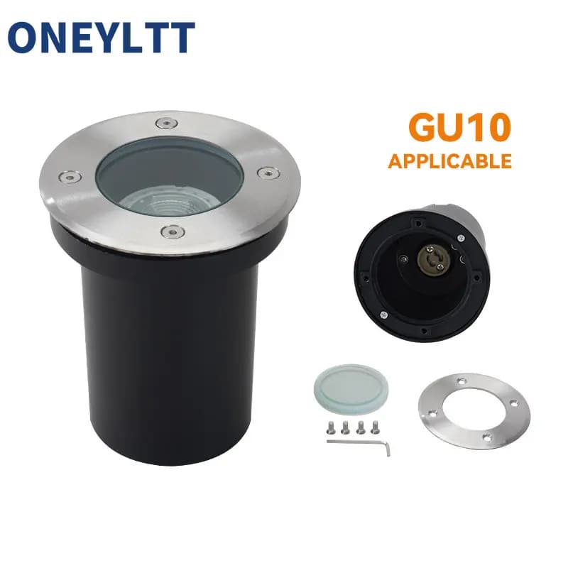Spot Lumineux LED Encastrable dans le Sol, Éclairage d'Extérieur, Étanche, 12V 85-265V, GU10 MR16