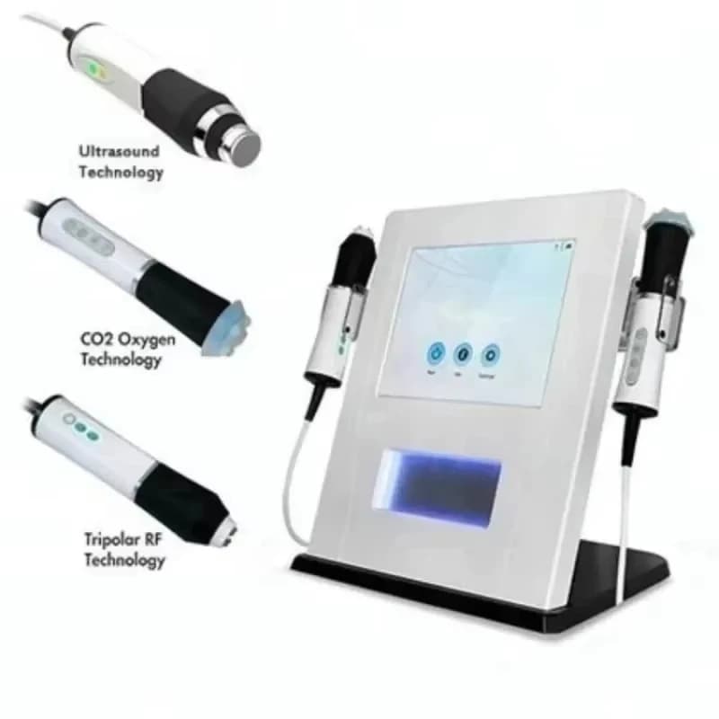 Machine faciale oxique 3 en 1 CO2, technologie Nano-bulles, Lifting du visage, rajeunissement de la 