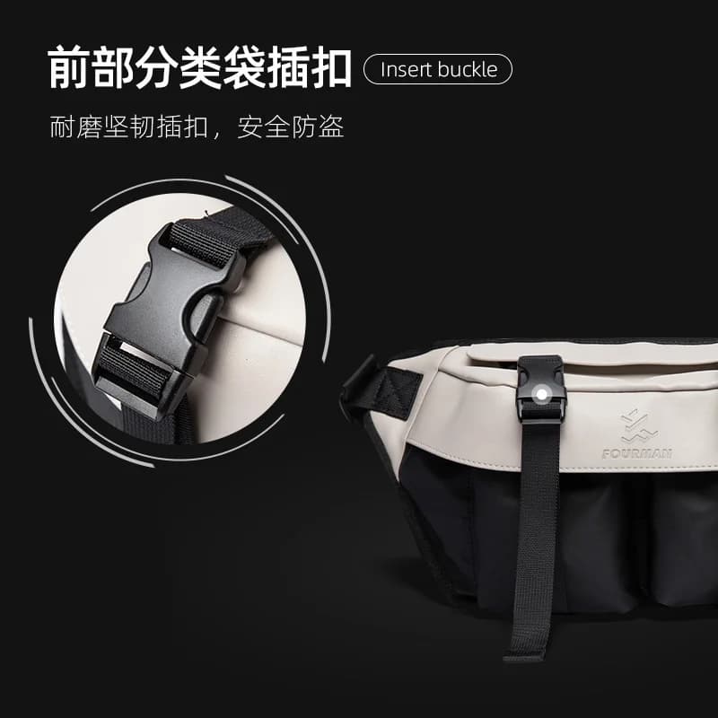 Sac à Bandoulière Décontracté pour Homme, Sacoche Japonaise, Solide, Épissage, Grand Espace, iPad 9.