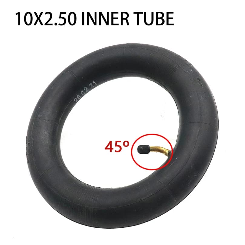 Chambre à air de 10 pouces 10x2/2.125 10x2.50 pour pneu de vélo d'équilibre de Scooter électrique 10