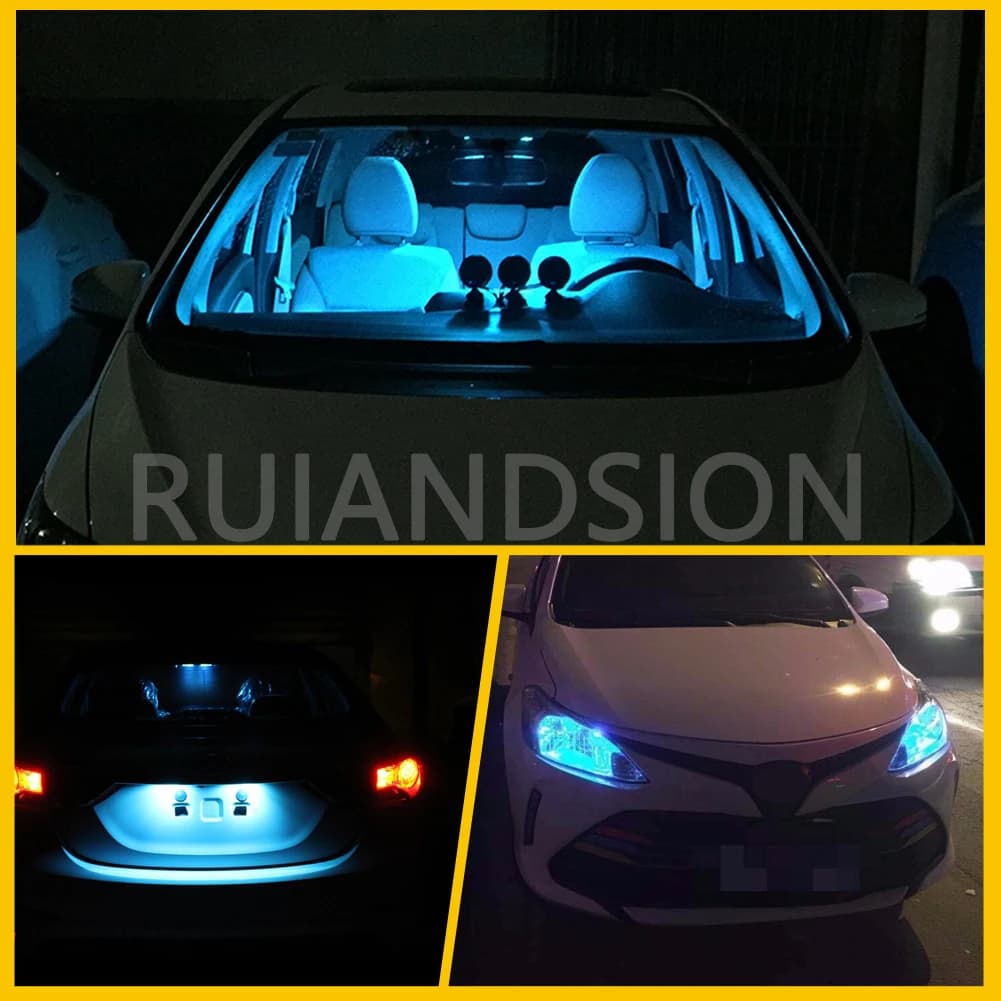 RUIANDSION 2 pièces C5W 28/29MM universel sans erreur feston LED 12V pour voiture intérieur lecture 