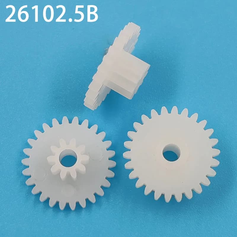 Pignon double pour touristes, diamètre 14mm, trou d'arbre 0.5mm, engrenages jouet, accessoire à fair