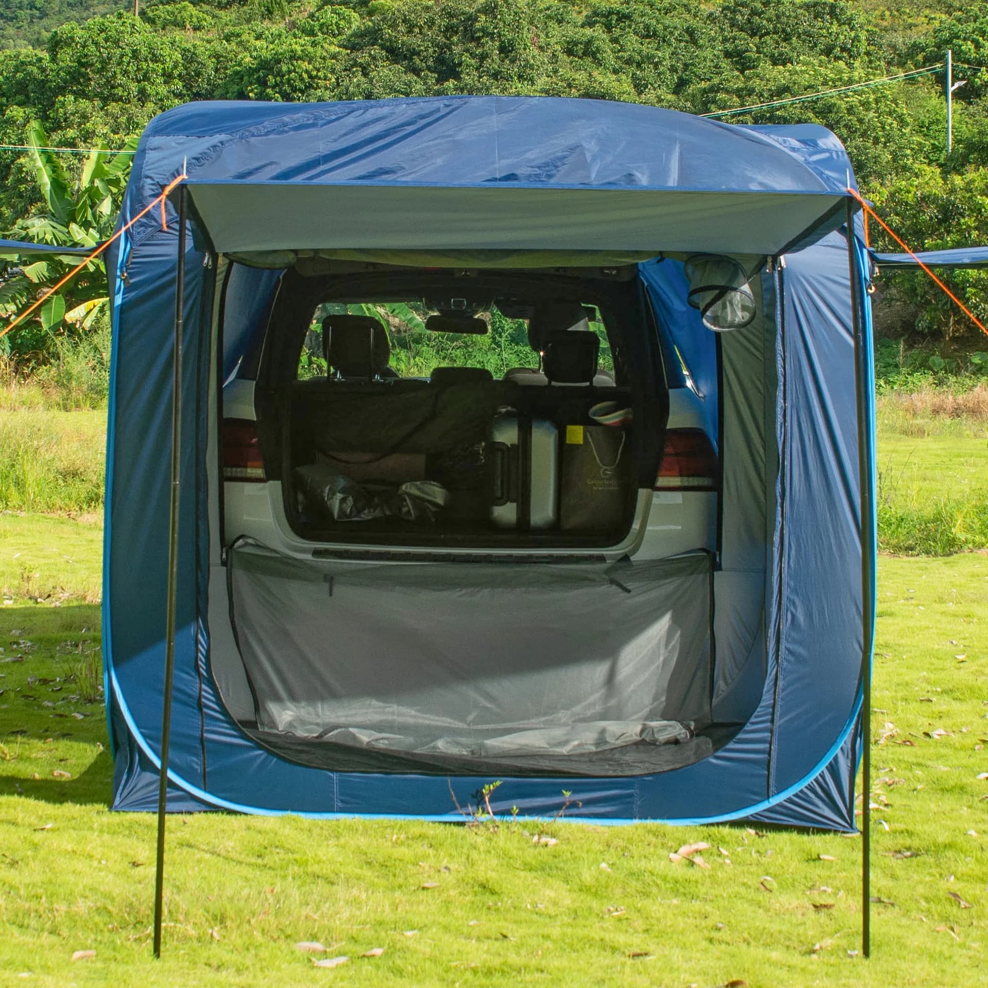 Tente arrière de voiture en plein air, auvent de Camping, Extension de toit, yourte à ouverture rapi