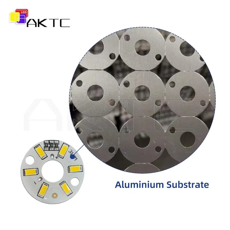 Panneau lumineux LED rond DC 5V 3W, basse tension 5730 2835 SMD 6 LED 3000K chaud ou blanc 6000K, pa