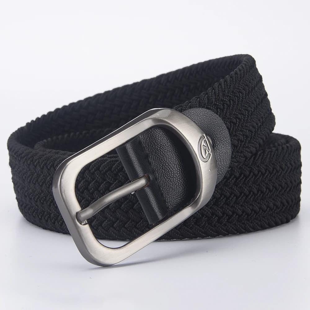 Ceinture élastique tissée décontractée pour hommes et femmes, ceinture de sport de plein air, ceintu