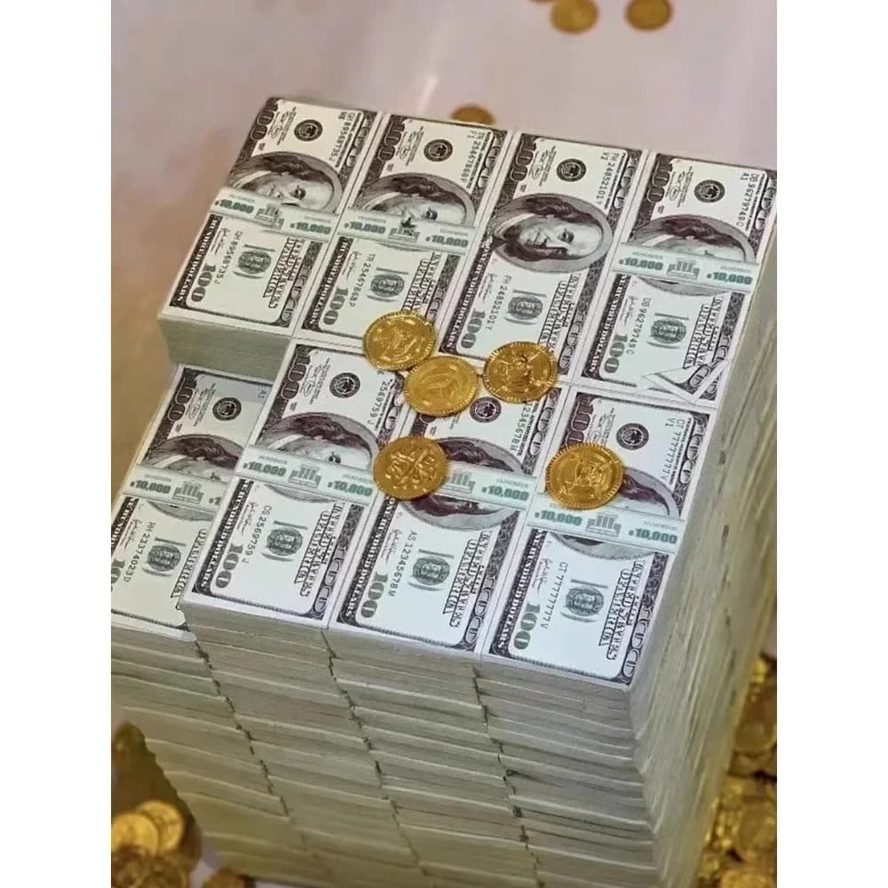 Creative US Dollar Bill - Tabouret en forme, nouveauté argent - Ottoman sur le thème pour la décorat