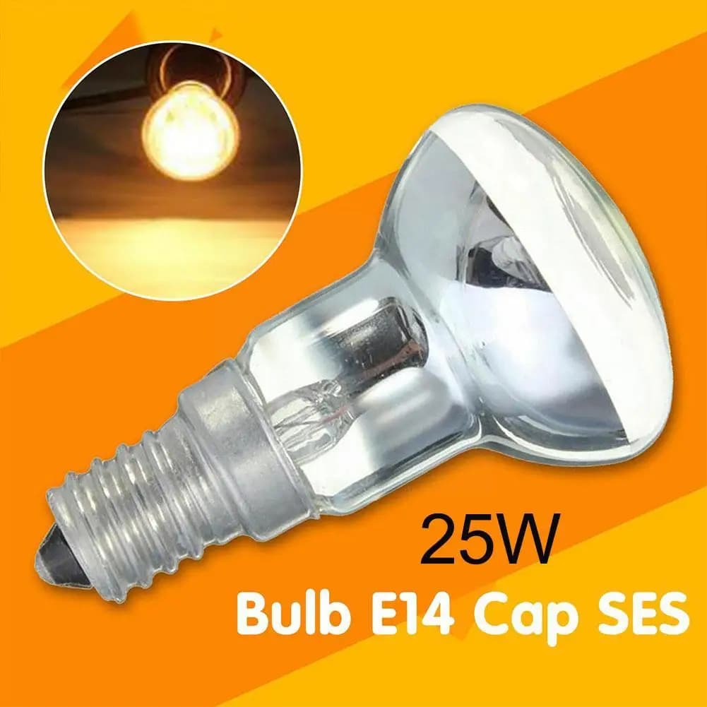 E14 R39 25W remplacement lampe à lave projecteur vis dans l'ampoule lave réflecteur à incandescence 