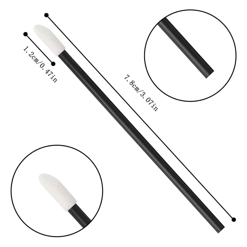 wholesale 50/100 pièces brosse à cils jetable applicateur de Mascara baguette yeux lèvres cosmétique