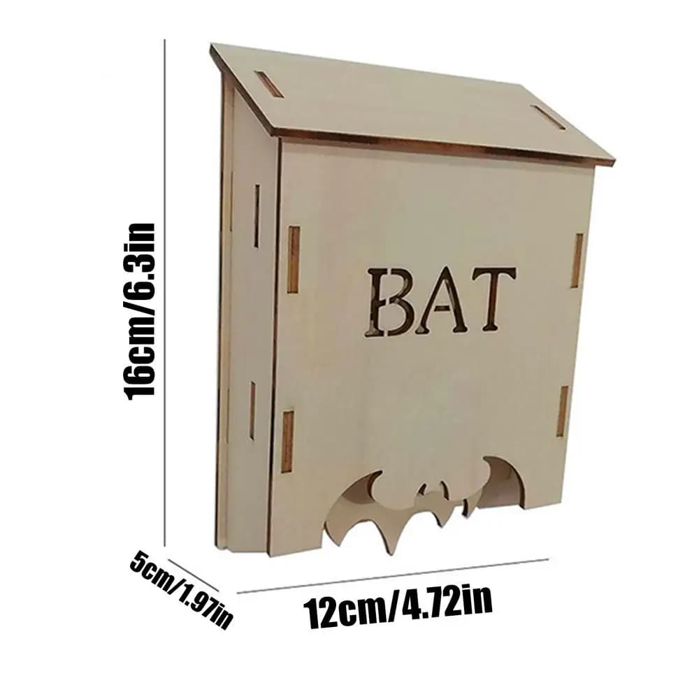 Nichoir en bois pour chauves-souris, abri de jardin, habitat naturel pour la faune, contrôle des ins