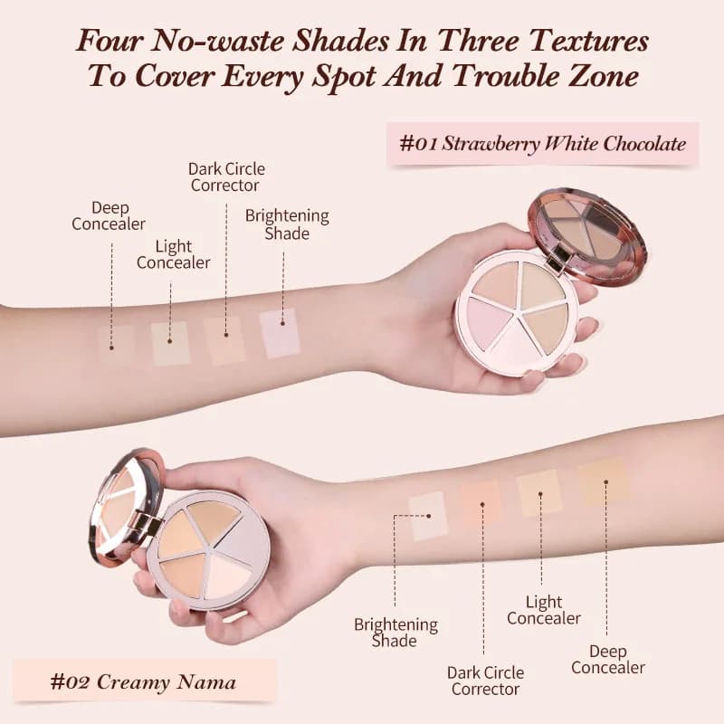 [NOUVEAU] Palette de correcteurs 4 couleurs Flower Knows The Sweetie Bear Collection
