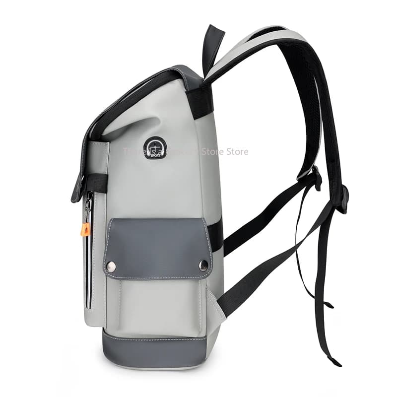 Sac à dos urbain pour homme avec chargement USB, sac à dos imperméable pour ordinateur portable, gra