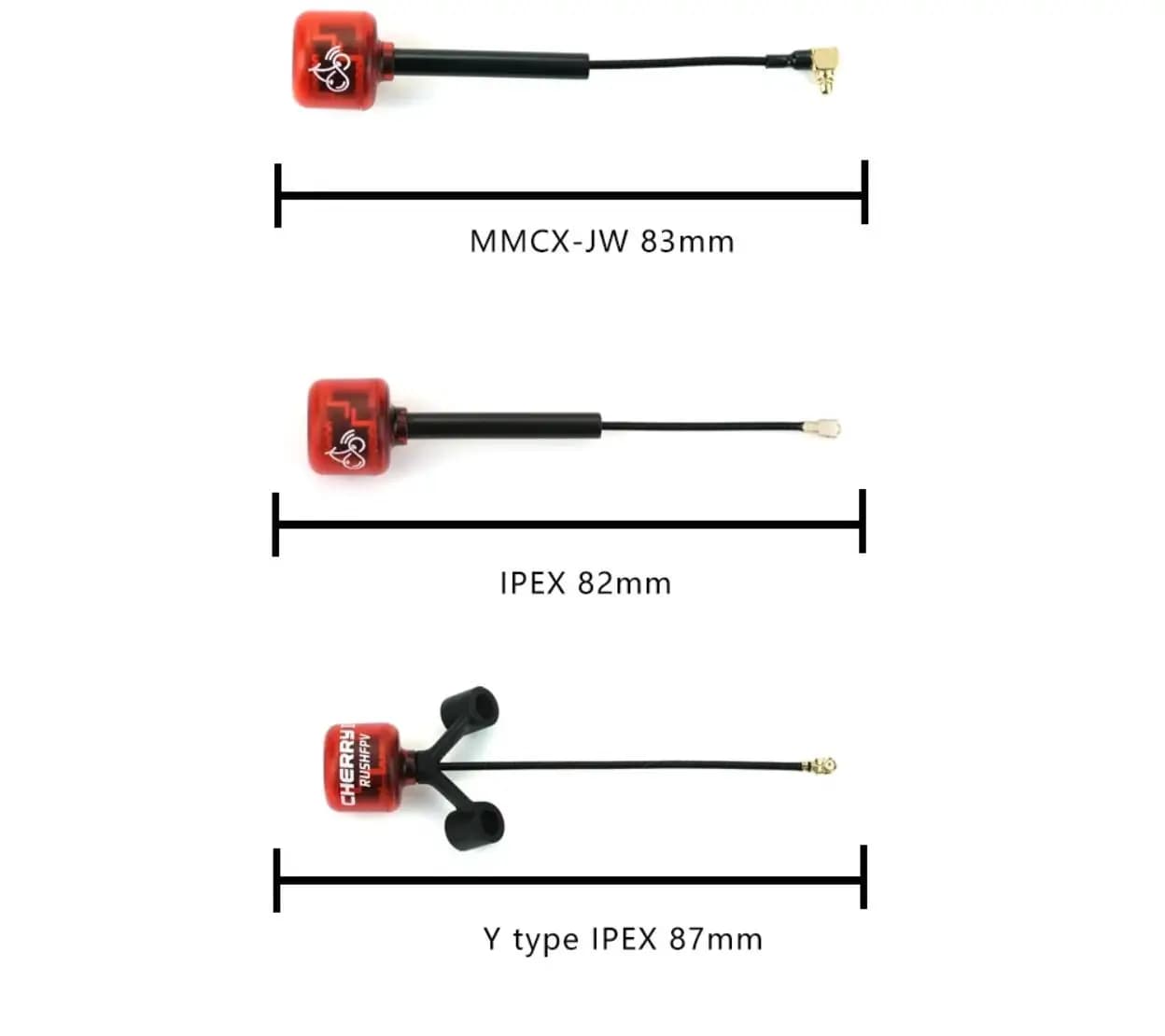 Antenne de course longue portée pour importateur quadricoptère FPV, Rush None II, FPV, 5.8G, LDS, LH