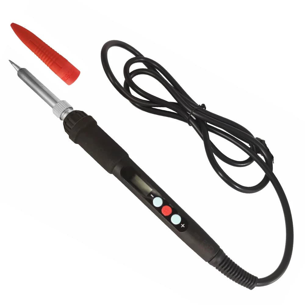 Kit de fer à souder numérique 60W 100V-240V, avec pointes de fer à souder, température réglable, out