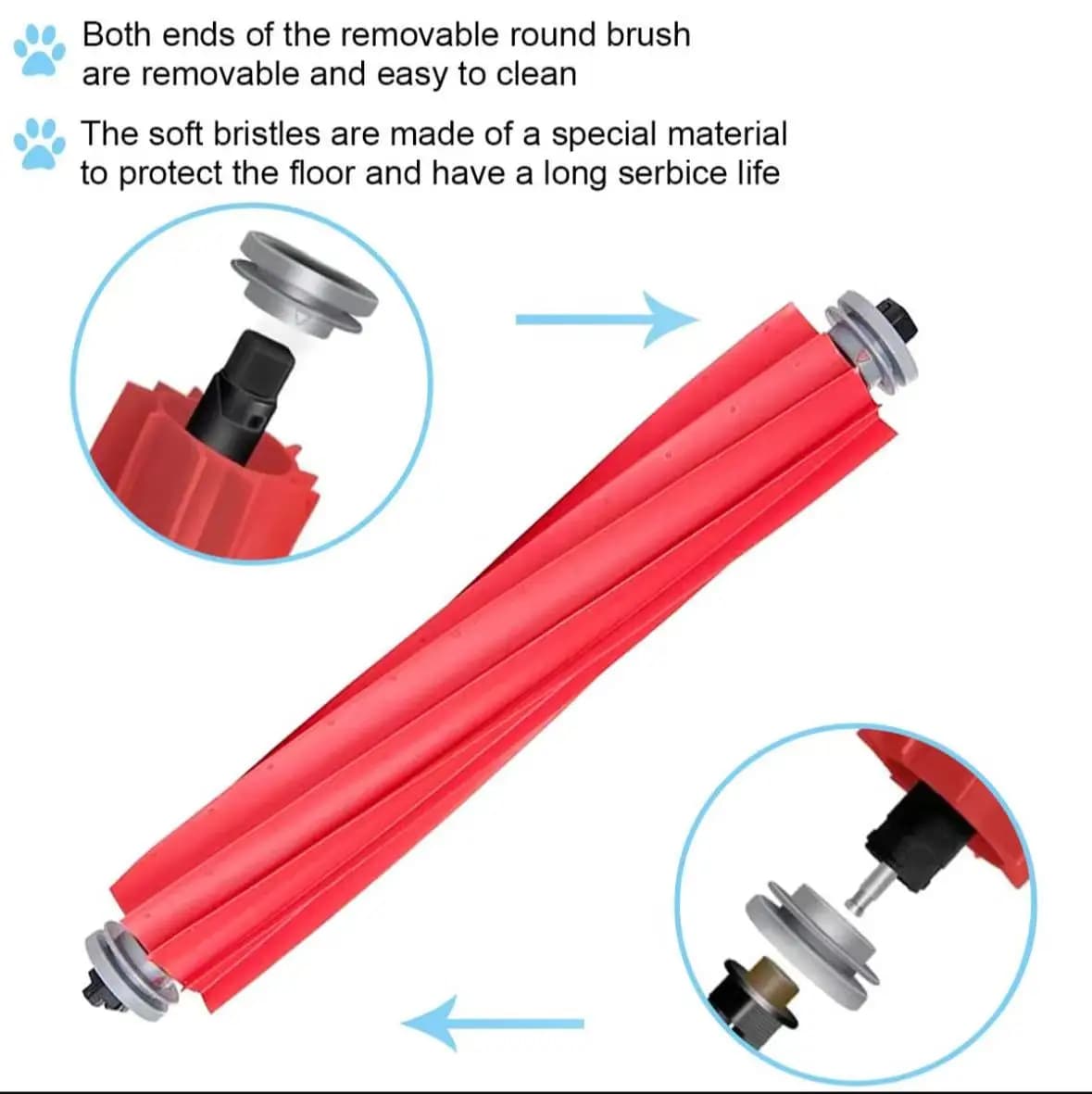 Remplacement de brosse principale Roborock P10 A7400RR/QRevo/Qrevo Pro/Qrevo MaxV Robot aspirateur r