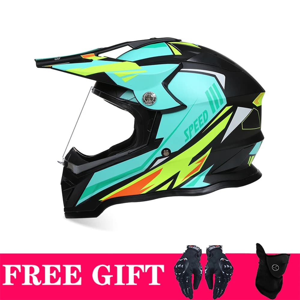 Casque de moto tout-terrain, casque approuvé DOT ECE, casque de vélo de descente, AM, DH, puzzles de