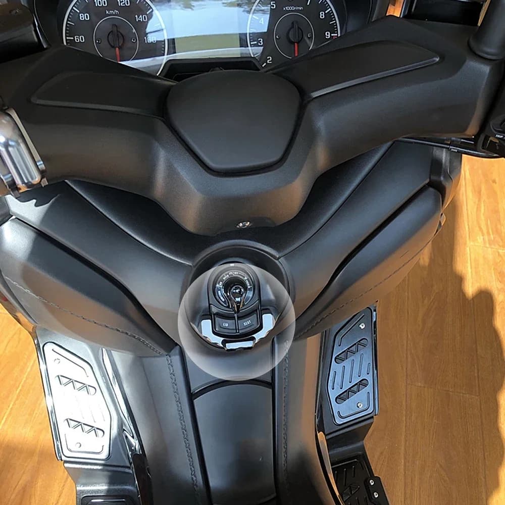 Couvercle décoratif de serrure de porte électrique CNC, pour Yamaha X-MAX125 X-MAX250 X-MAX300 2017-