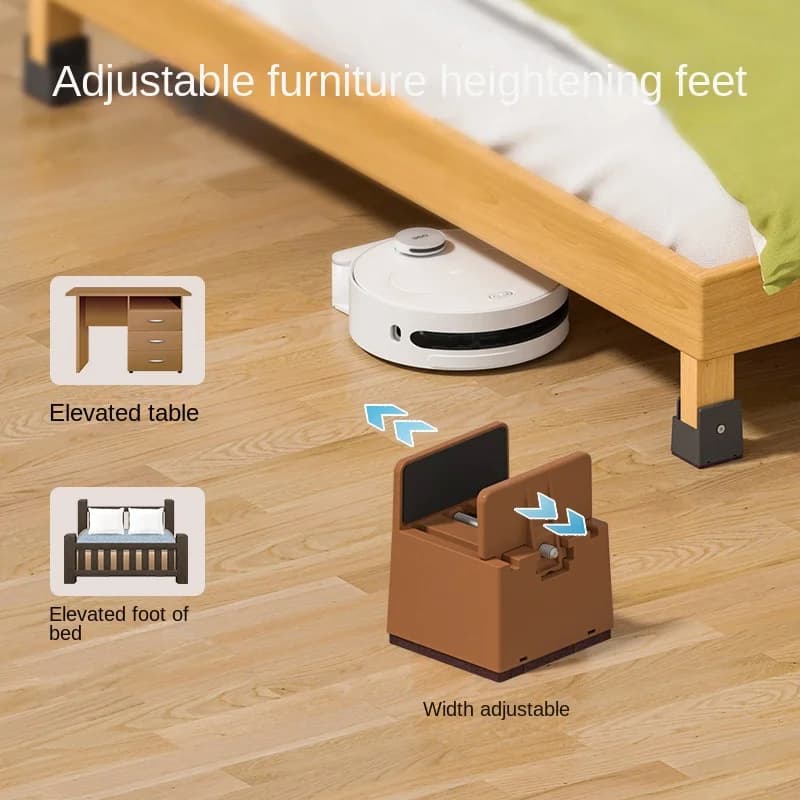 4 pièces pieds de chaise réglables Riser vis pince 2 4 pouces de hauteur robuste canapé Tables lit m