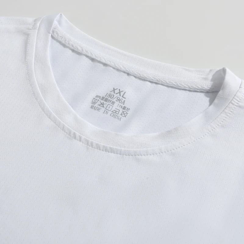 T-shirt de course réfléchissant à manches courtes en soie glacée, séchage rapide, été, mince et resp