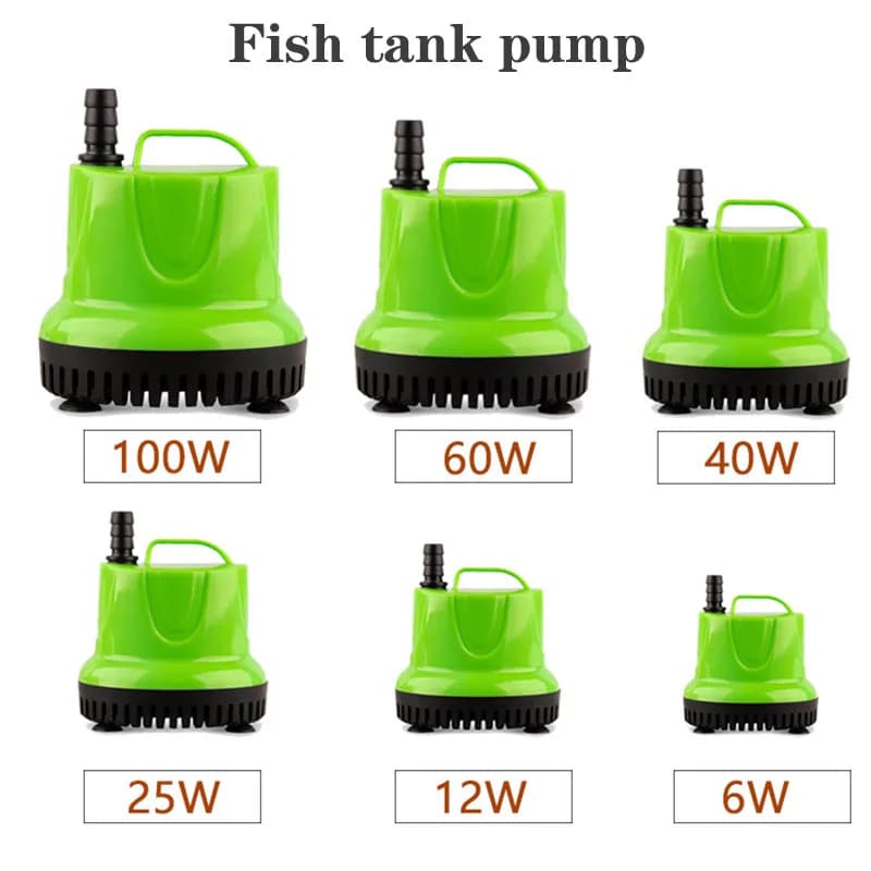 Pompe à eau submersible pour étang à poissons, fontaine de jardin hydroponique, cascade ultra silenc