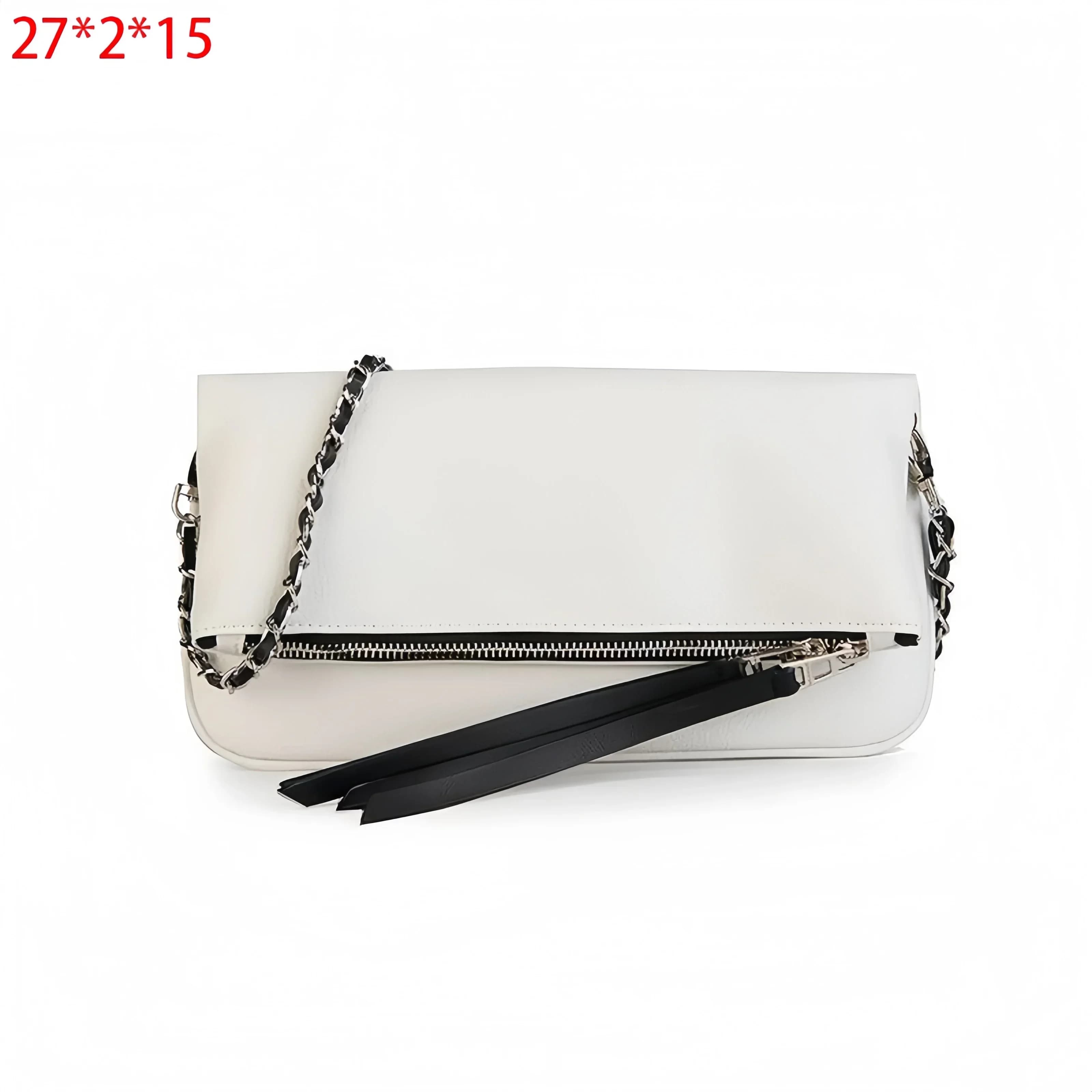 Sac à main à bandoulière à ailes pour femmes, sac enveloppe noir classique avec sangle de chaîne en 