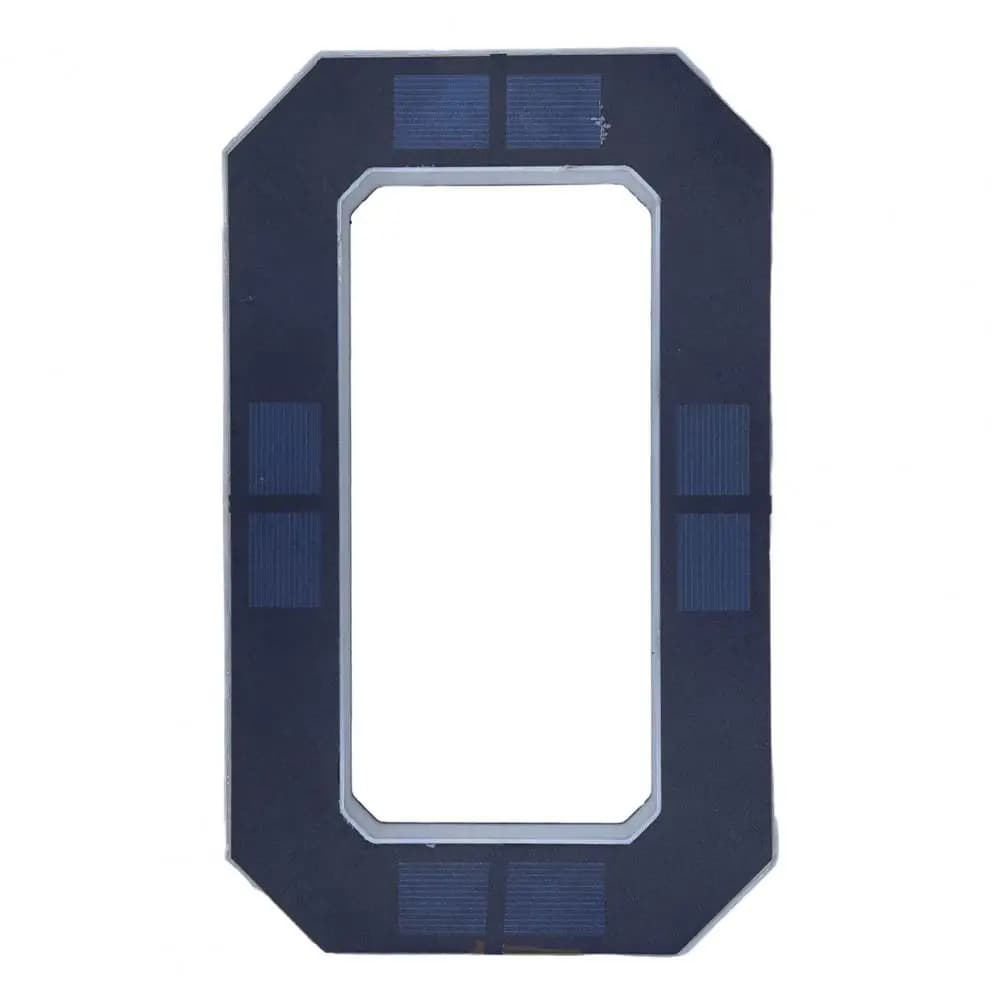Plaque de numéro de maison à énergie solaire avec rétroéclairage LED, allumage/extinction automatiqu