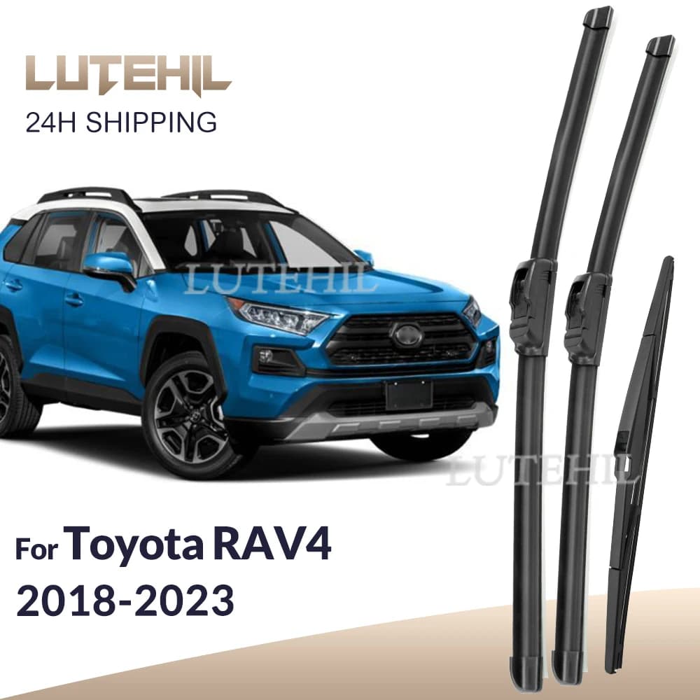 Balais d'essuie-glace avant et arrière, pour Toyota RAV4 XA50 2018 – 2023 2019 2020 2021, brosses de