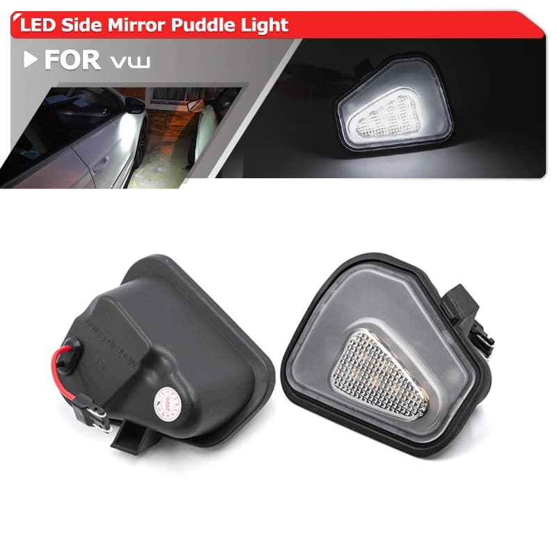 Lumières LED Blanches Contrastantes pour Rétroviseurs Latéraux, VW Passat CC, Passat B7, Rocco MK3, 