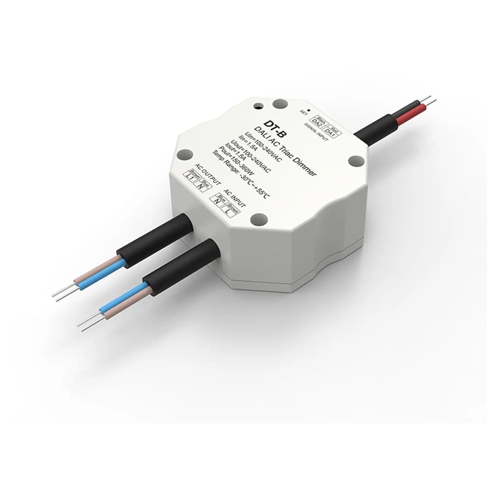 DALI AC Triac variateur de lumière contrôleur DALI-2 DT4 avec interrupteur poussoir gradation pour c