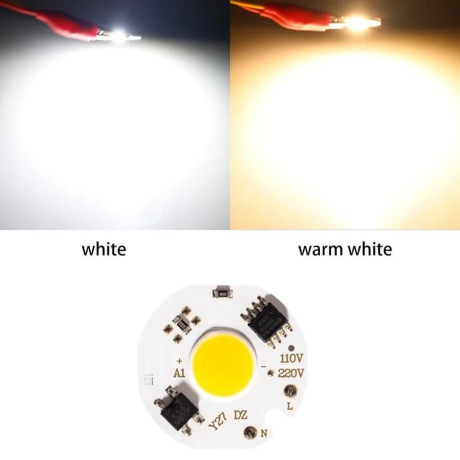 MunLii pas besoin de pilote 220V LED COB puce 3W 5W 7W 10w 12w LED puce lampe intelligente IC LED am