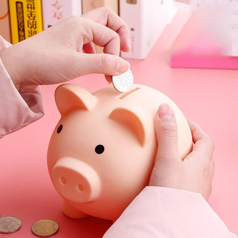 Petite tirelire tirelire stockage enfants jouets décor à la maison boîte d'économie d'argent enfants