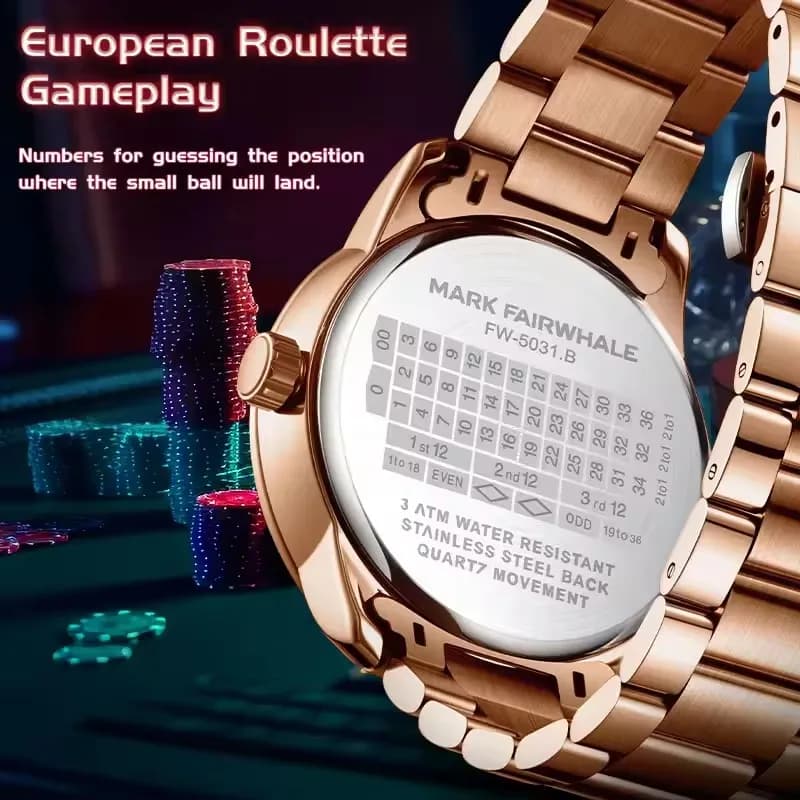 Mark Fairwhale 5031 nouvelle montre à Quartz pour hommes de marque supérieure cadran numérique rotat