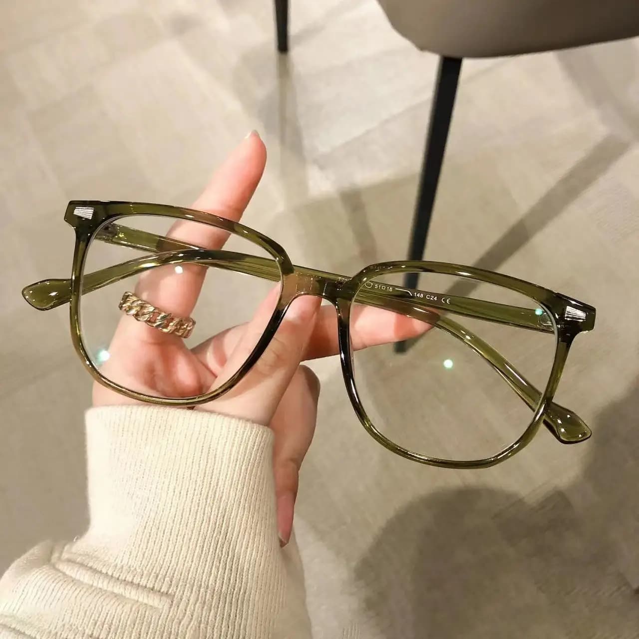 Nouveau unisexe rond carré lunettes pour hommes femmes myopie lunettes lunettes plaine lunettes myop