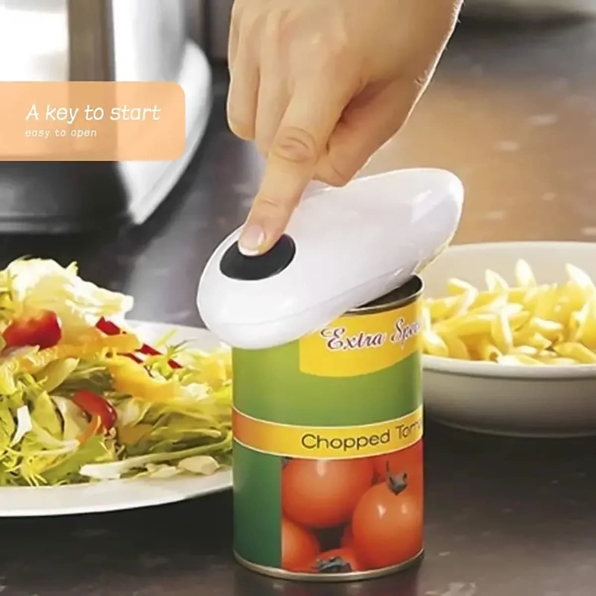 Ouvre-boîte électrique facile et facile à ouvrir canettes et bouteilles ouvre-bouteille gratuit à 8 