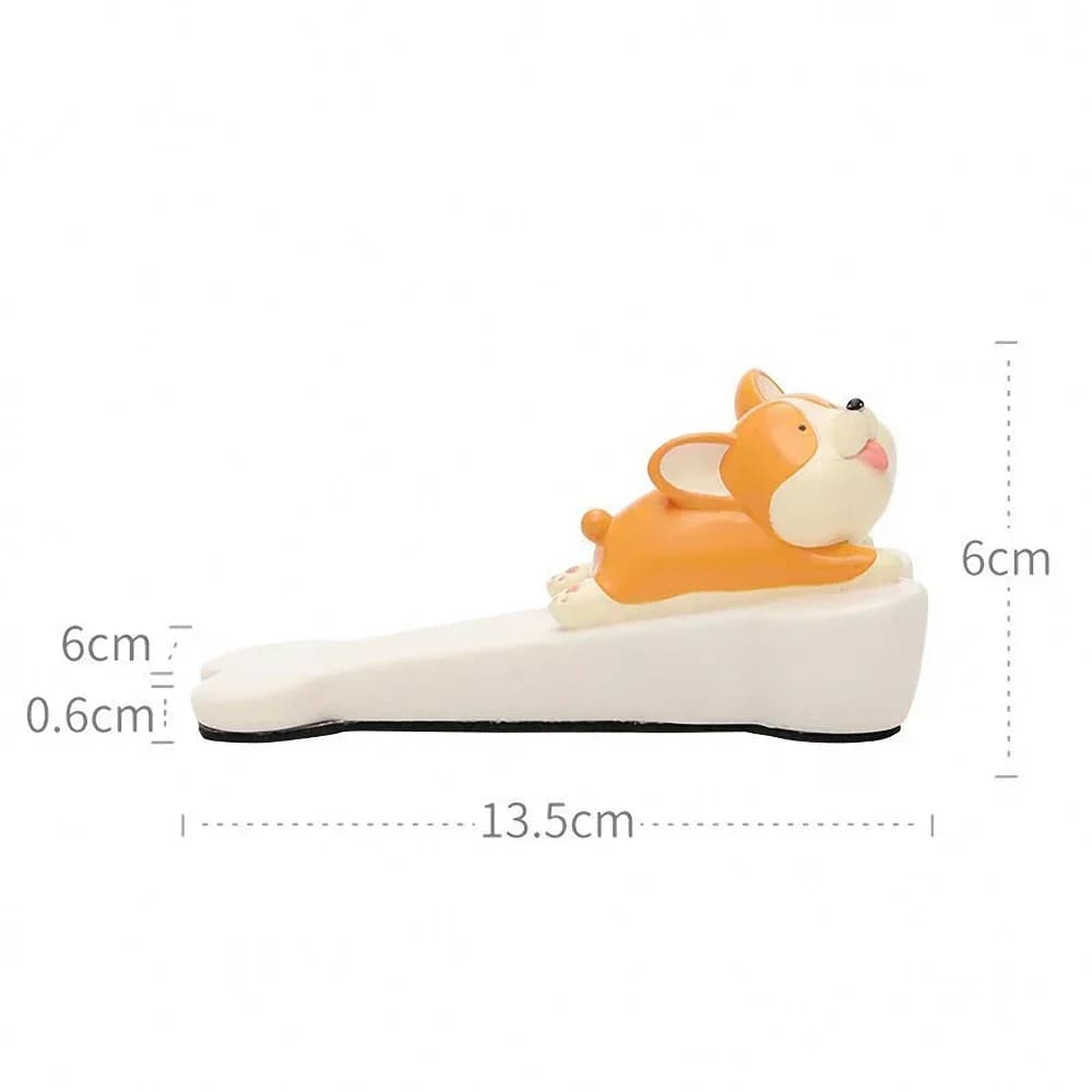 Butoir de porte en silicone avec animaux de dessin animé, butées de sécurité, cale de nuit, retenue 