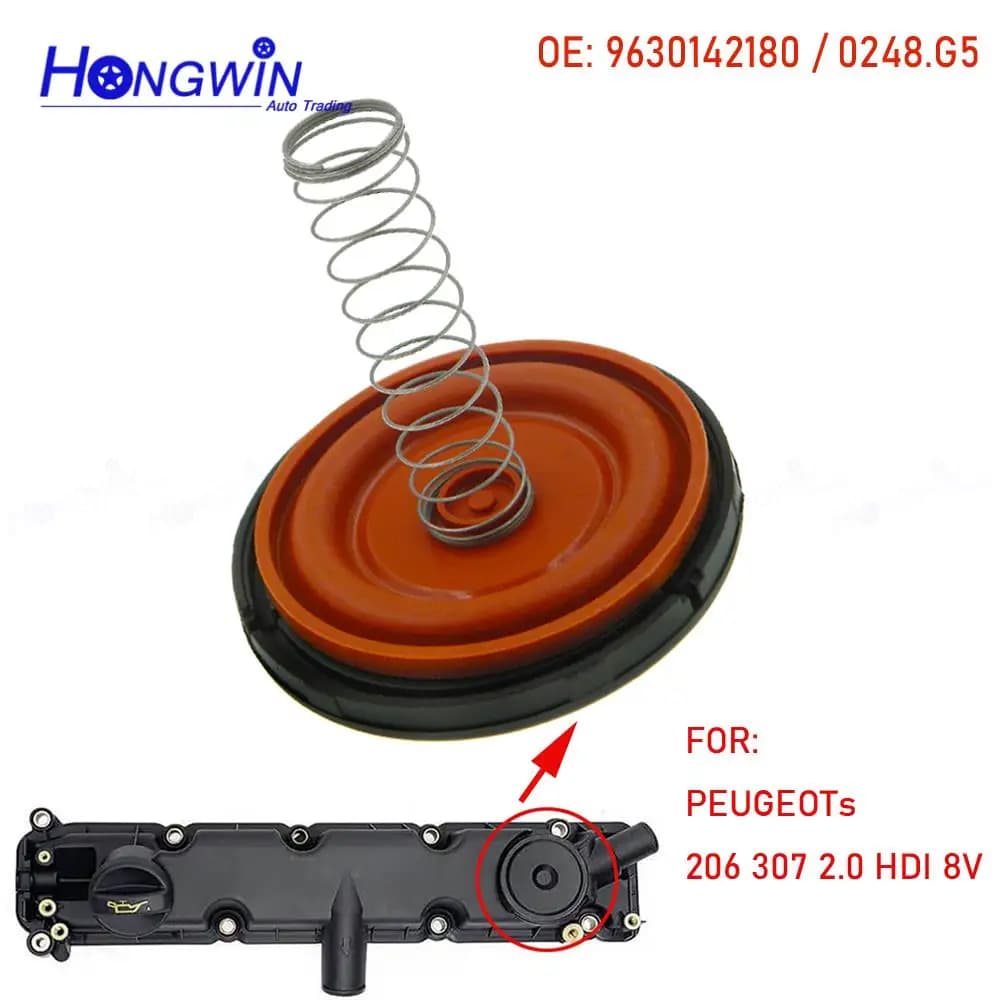 OE: 0248.G5 0248G5 nouveau Kit de réparation de couvercle de Valve PCV avec Membrane pour Peugeot 30