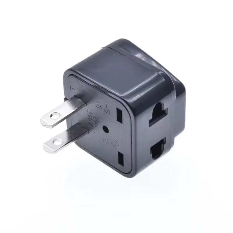 Adaptateur de voyage universel 2 en 1 EU UK AU vers US, prise de Type A/B Canada thaïlande, chargeur