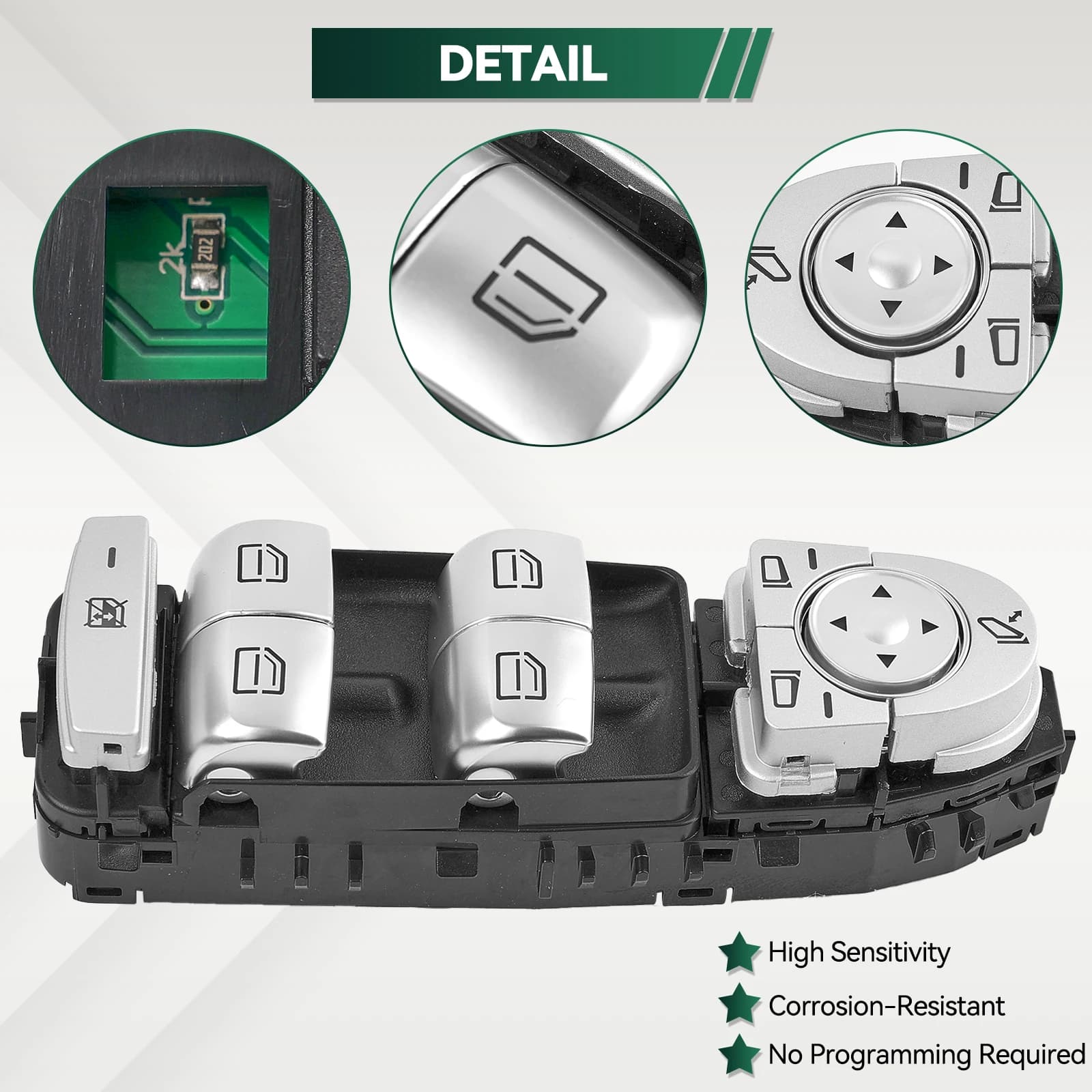 A 2229056800   A 2059056811 2229056800 2059056811   Interrupteur de vitre électrique pour Mercedes-b