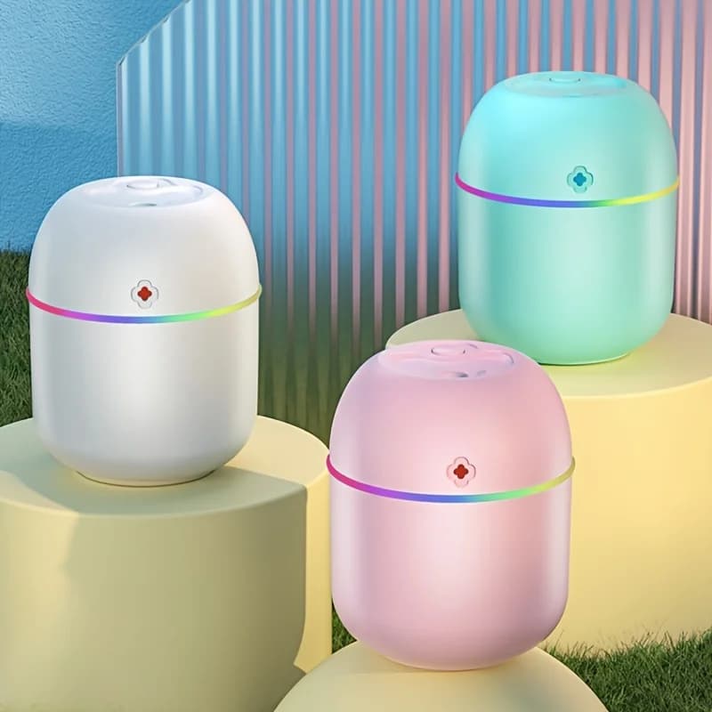 Machine d'aromathérapie avec humidificateur USB, 260ML, adaptée à la chambre à coucher, au bureau, à