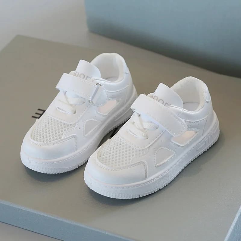 Chaussures Blanches pour Enfants 2026 – Sandales d'Été Designer Respirantes pour Garçons, Chaussures