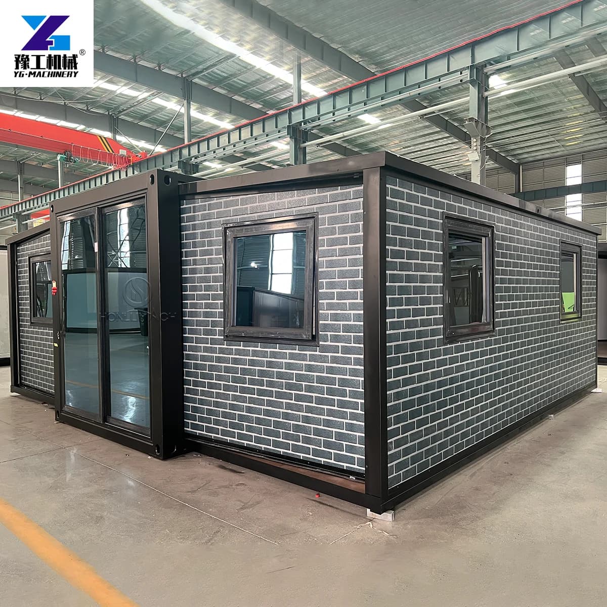 Maison mobile modulaire préfabriquée, démontable, type conteneur, avec salle de bain et toilettes