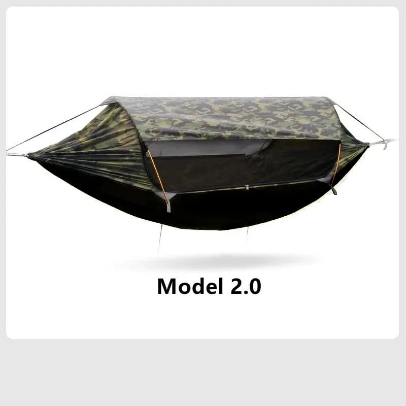 Hamac de voyage 2026, hamac d'extérieur anti-roulis et anti-moustiques, hamac de camping double avec