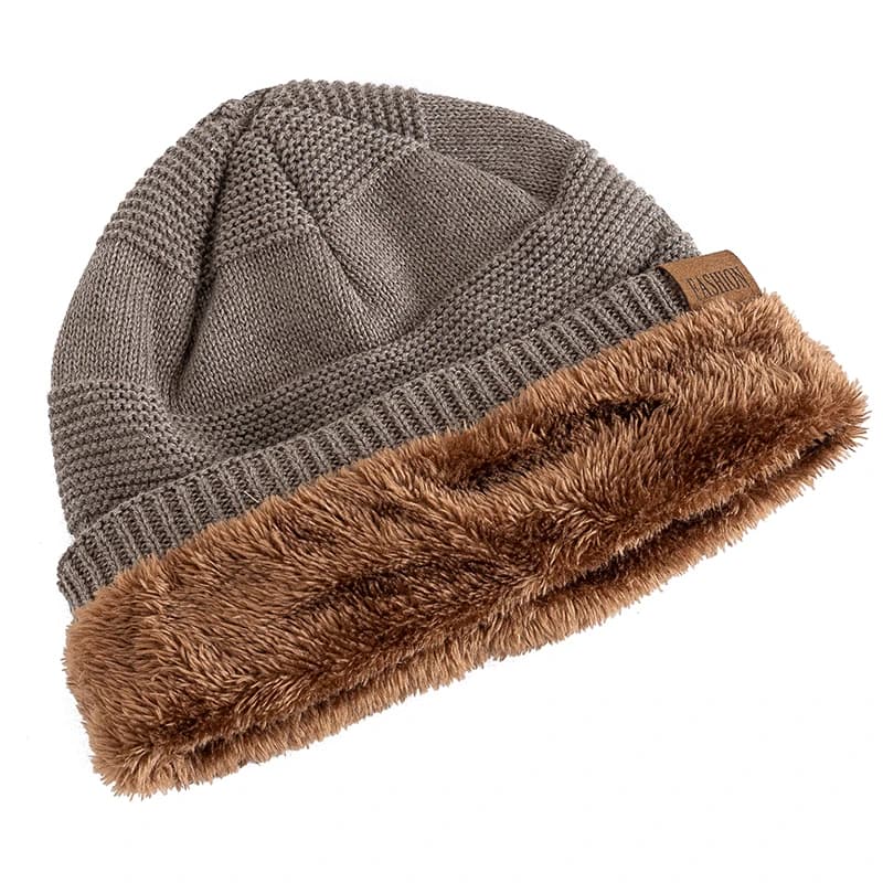 Bonnet décontracté doublé de fourrure pour hommes et femmes, chapeaux amples unisexes, ajouter, chau