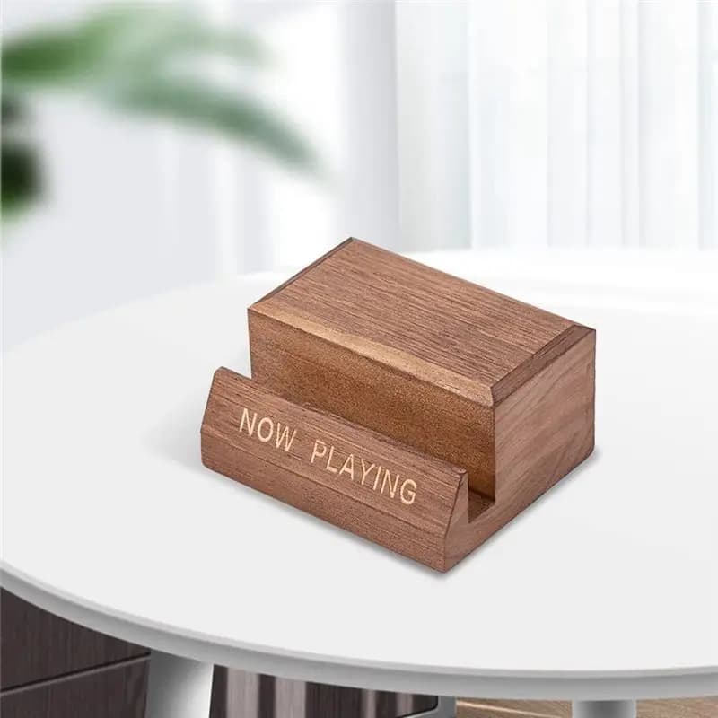 MLGB-1 pièce support de disque vinyle en bois support pour CD unique présentoir LP présentoir
