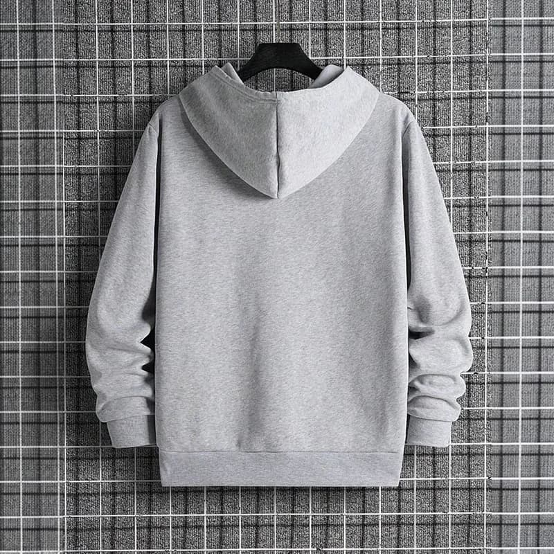 2025 automne/hiver nouveauté hommes à capuche de haute qualité couleur unie sweat à capuche mâle mai