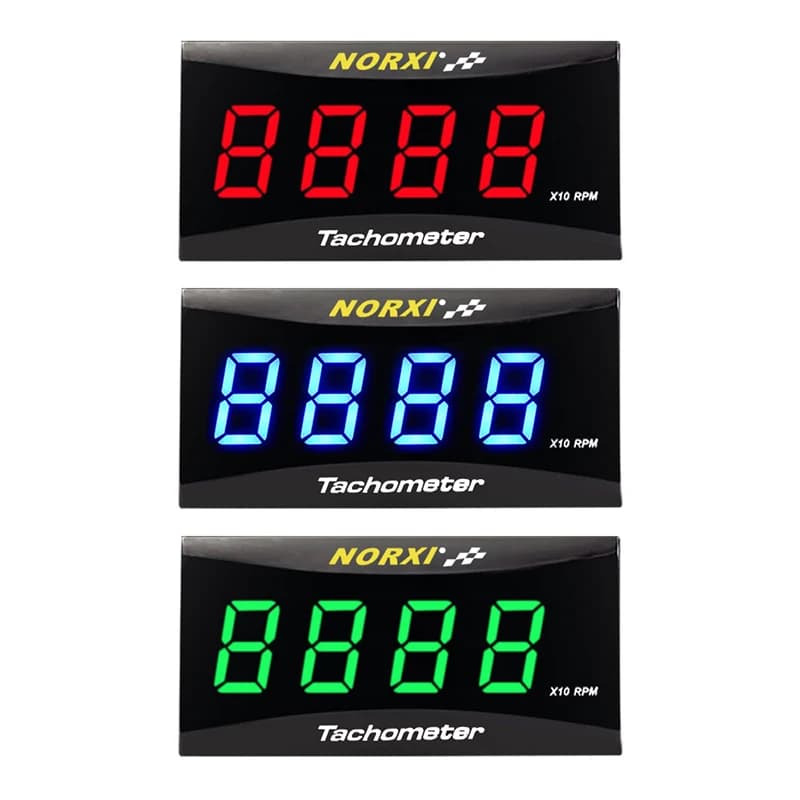 Moto Mini RPM mètre numérique carré LCD affichage moteur tachymètre tachymètre jauge pour BMW YAMAHA