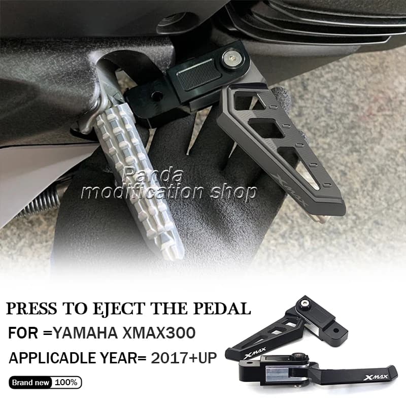 Pédales pour yamaha xmax 300, accessoires xmax300, x max300 x max 300 2017-2020 2021 2022, passagers